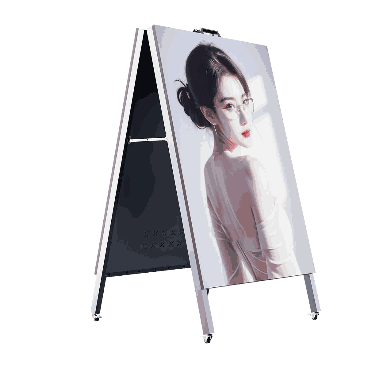 Mobile LED water sign screen